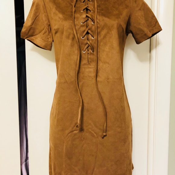 Suede dress - Picture 3 of 3